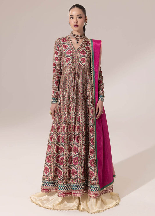 SUAY Eid Formals Unstitched Silk 3pcs - Jotey