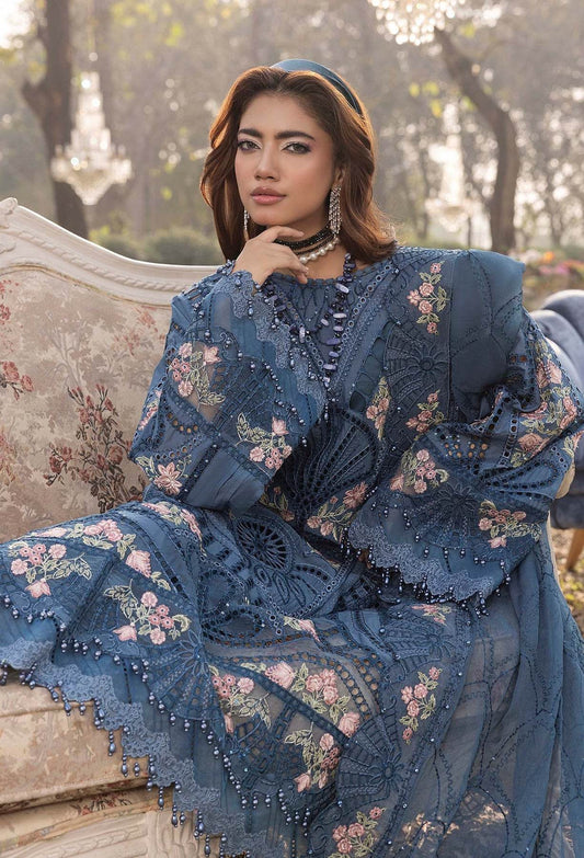 Adans Libas Bazm-E-Bahar Embroidered Lawn Unstitched 3 Piece - Jotey