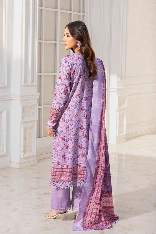 Somika By Johra Embroidered Fancy Lawn Unstitched 3Pcs - Jotey