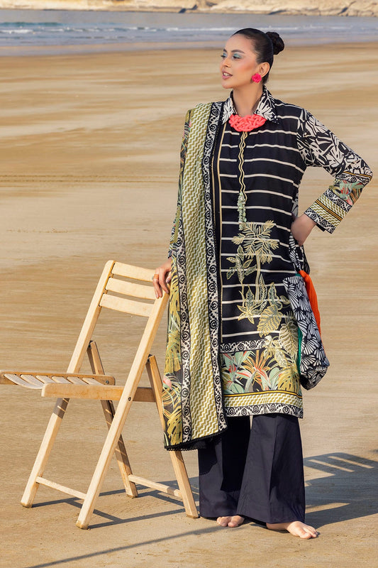 Tangerine By Gul Ahmed Embroidered Printed Summer Lawn'25 Unstitched 3pcs