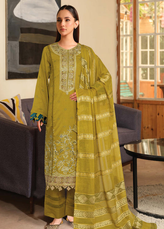 Feeha by Johra Embroidered Jaquard Lawn Unstitched 3Pcs