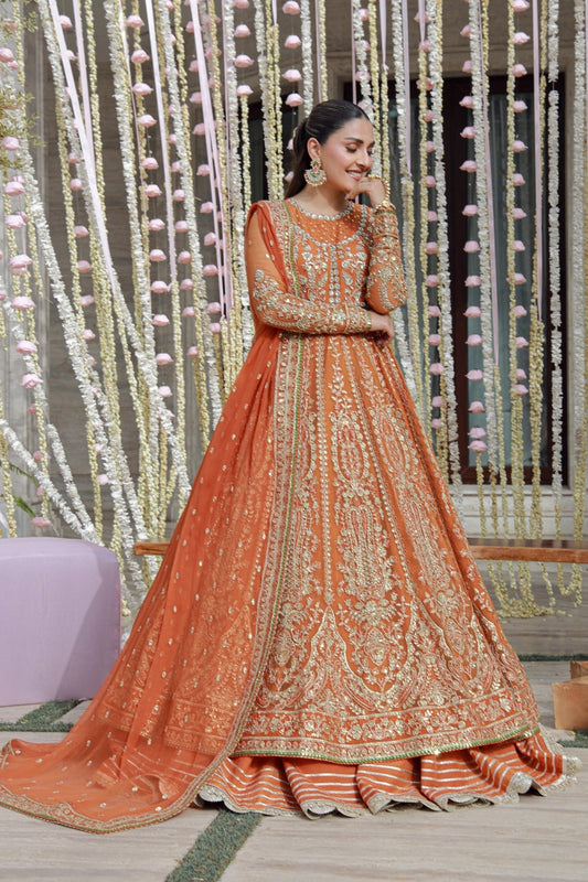 Gulmina Embroidered Chiffon Unstitched 4 Piece