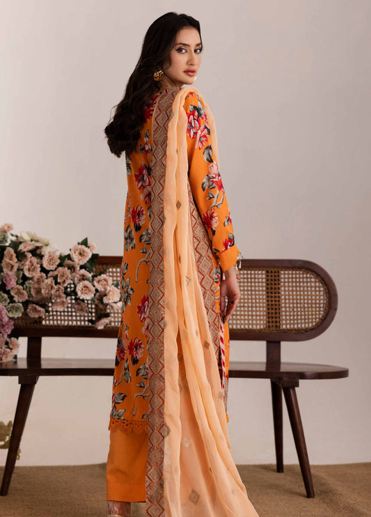 Aazina by Johra Embroidered Printed Lawn Unstitched 3Pcs