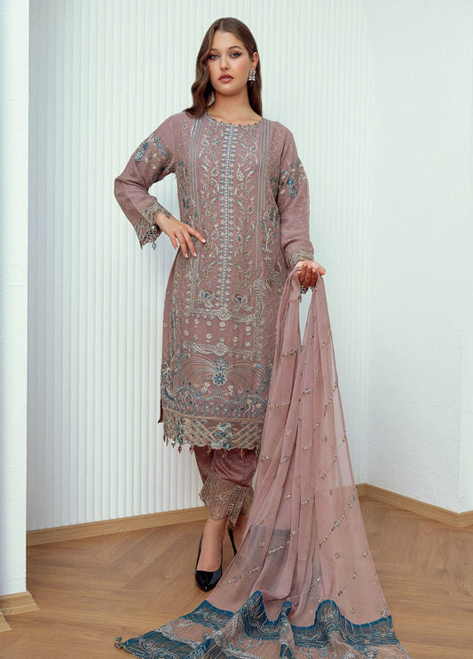 MEHRIMA By Noori Stitched Chiffon Luxury 3pcs - Jotey