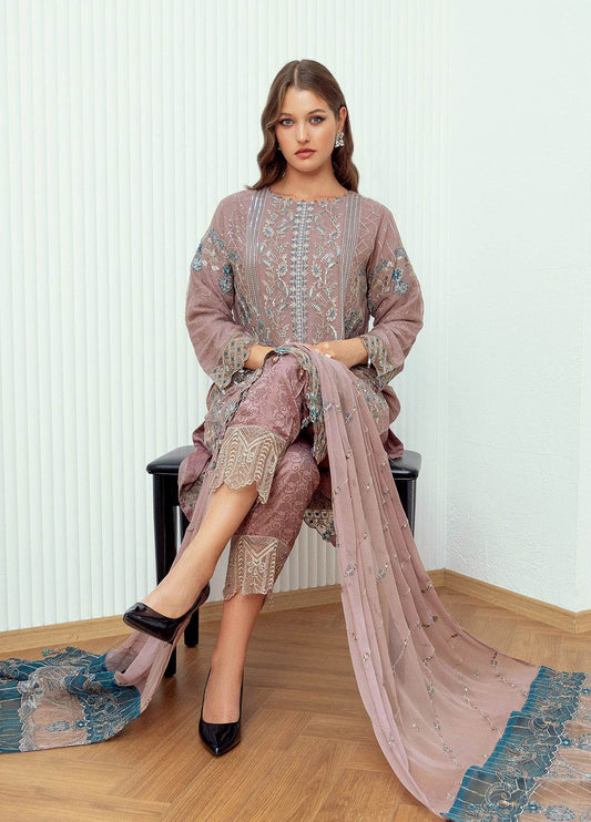 MEHRIMA By Noori Stitched Chiffon Luxury 3pcs - Jotey