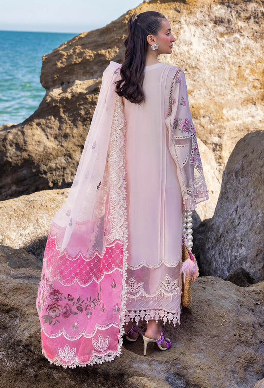 Adans Libas Lasserkari Embroidered Premium Lawn Unstitched 3 Piece - Jotey