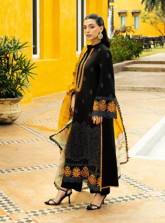 Zainab Chottani Chikankari'25 Unstitched Lawn 3pcs - Jotey