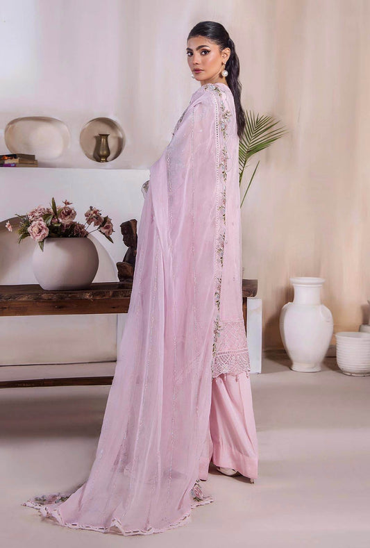 Riwayat By ZA Clothes Embroidered Stitched 3pcs - Jotey