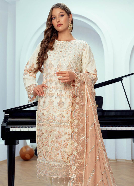 MEHRIMA By Noori Stitched Chiffon Luxury 3pcs - Jotey
