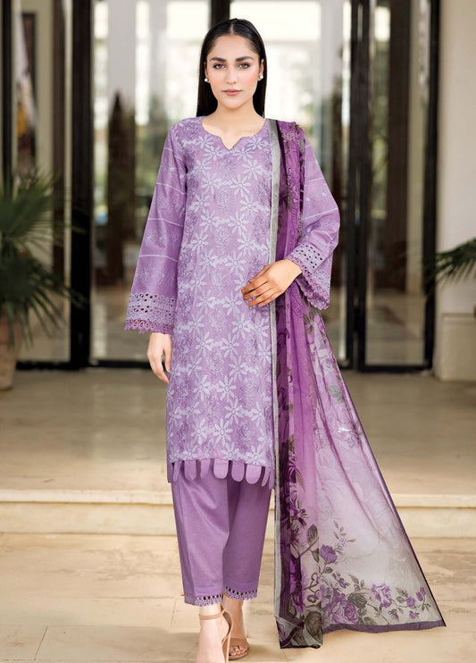 Alyana by Johra Chikankari Lawn Unstitched 3Pcs