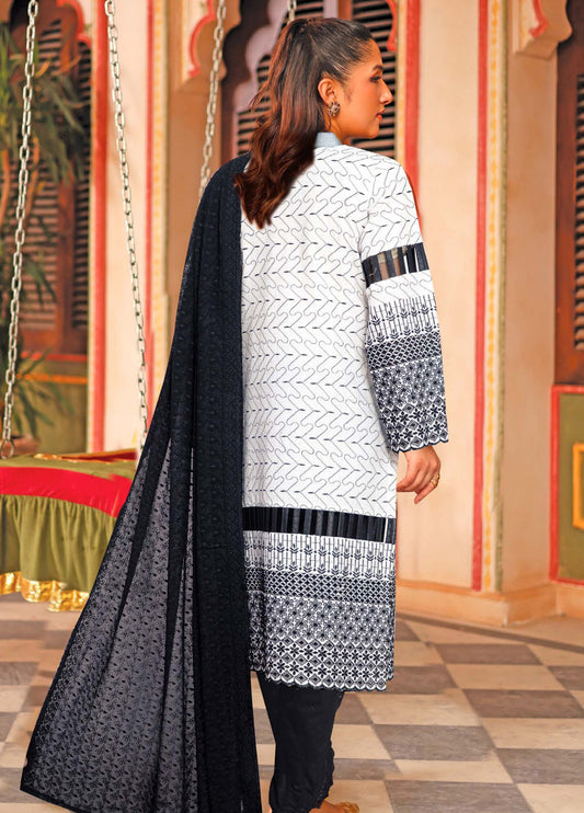 Aasir by Johra Chikankari Lawn Unstitched 3Pcs