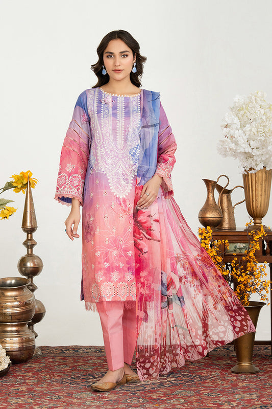 Sundas By Johra Embroidered Printed Lawn Unstitched 3Pcs