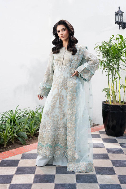 Tarz by Freesia Embroirdered Chiffon Unstitched 3 Piece - Jotey