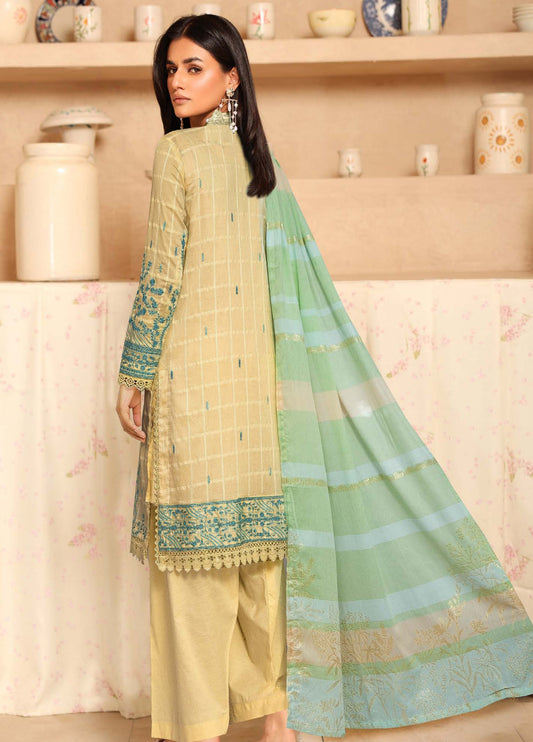 Ajra by Johra Embroidered Dobby Lawn Unstitched 3Pcs