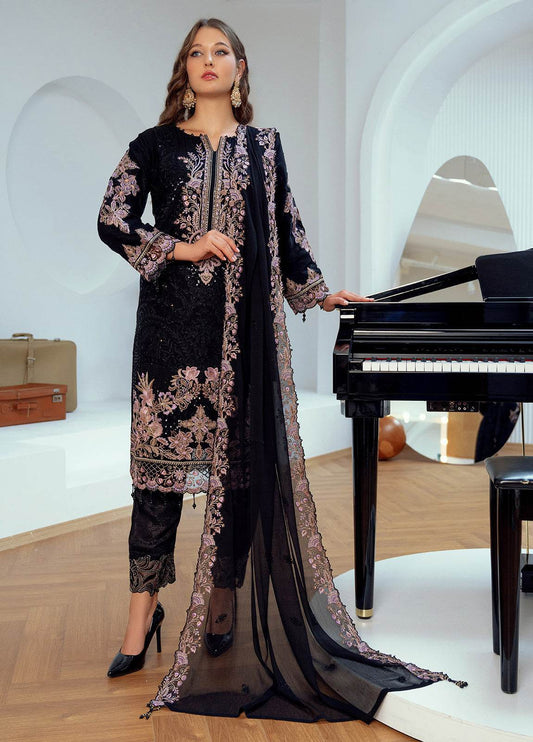 MEHRIMA By Noori Stitched Chiffon Luxury 3pcs - Jotey