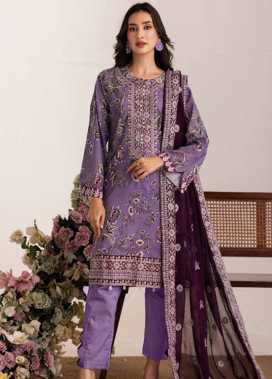 Aazina by Johra Embroidered Printed Lawn Unstitched 3Pcs