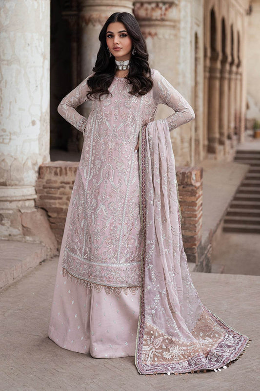 Shehnai By Zarif Embroidered Luxury Wedding Unstitched 3pcs - Jotey