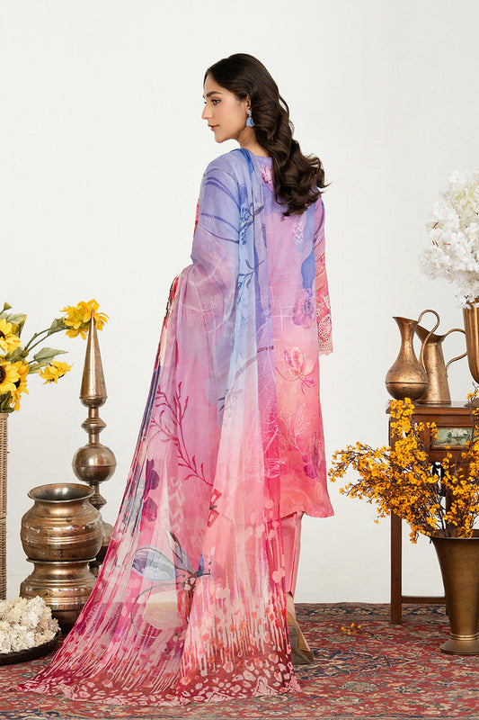 Sundas By Johra Embroidered Printed Lawn Unstitched 3Pcs