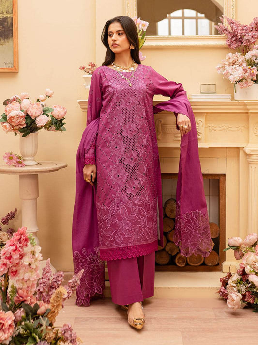 Twilight By Mahnur Embroidered Lawn Unstitched 3pcs - Jotey