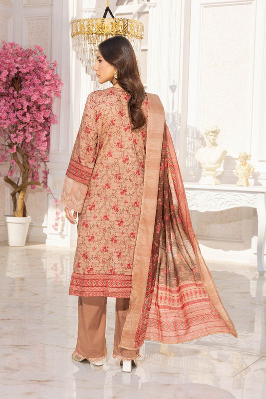 Somika By Johra Embroidered Fancy Lawn Unstitched 3Pcs - Jotey