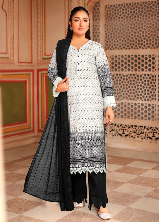 Aasir by Johra Chikankari Lawn Unstitched 3Pcs