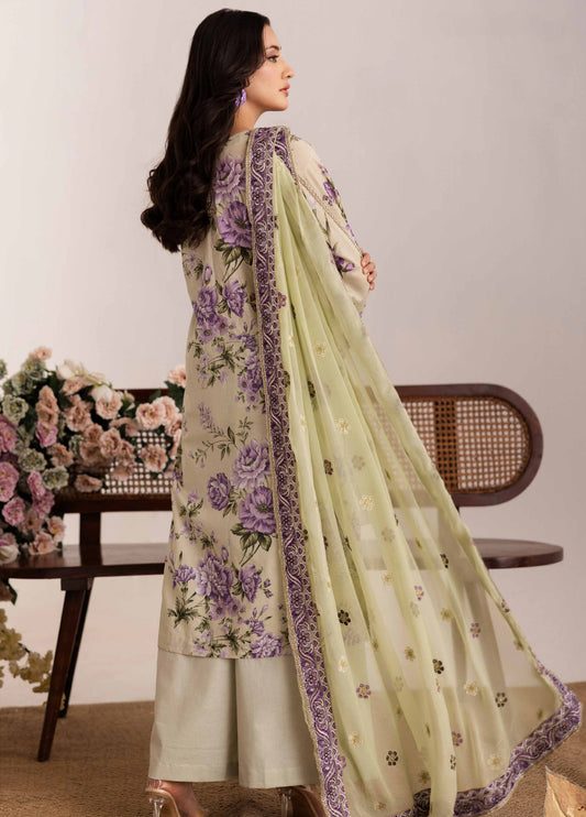 Aazina by Johra Embroidered Printed Lawn Unstitched 3Pcs