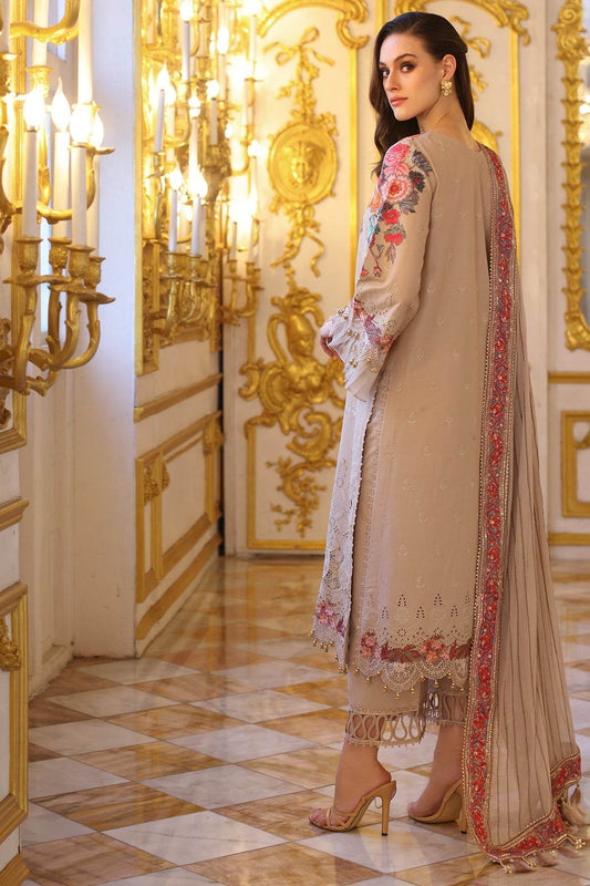 Tabeer By Charizma Embroidered Premium Chiffli Lawn Eid Edition Unstitched 3pcs - Jotey