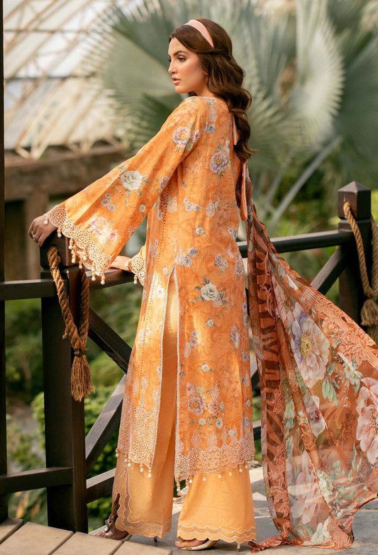Adan's Prints by Meerab Malik Embroidered Lawn 3pcs - Jotey