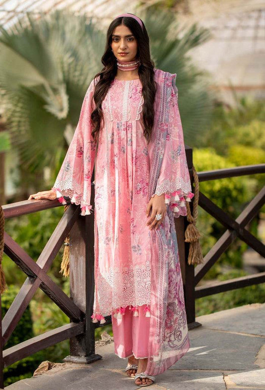 Adan's Prints by Meerab Malik Embroidered Lawn 3pcs - Jotey