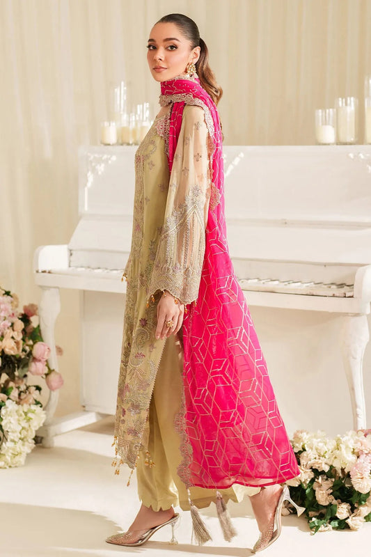 Noore By Imrozia Embroidered Luxury Chiffon Unstitched 3 Piece
