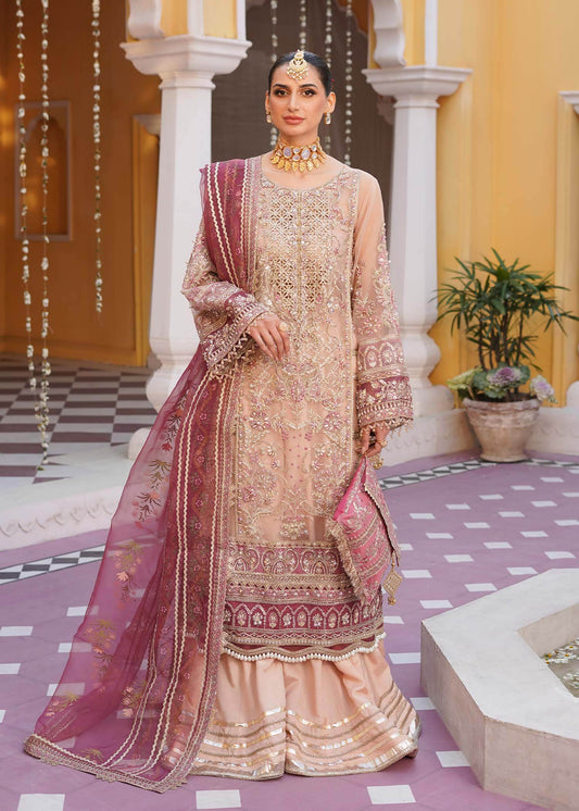 Mehak Yaqoob Luxury Wedding Formals Vol-08 Unstitched 3pcs - Jotey