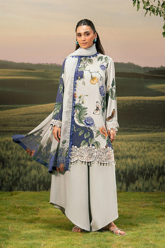 M. Basics By Maria B. Digital Printed & Embroidered Arabic Lawn Unstitched 3 Piece