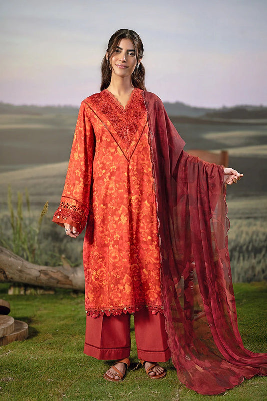 M. Basics By Maria B. Digital Printed & Embroidered Arabic Lawn Unstitched 3 Piece