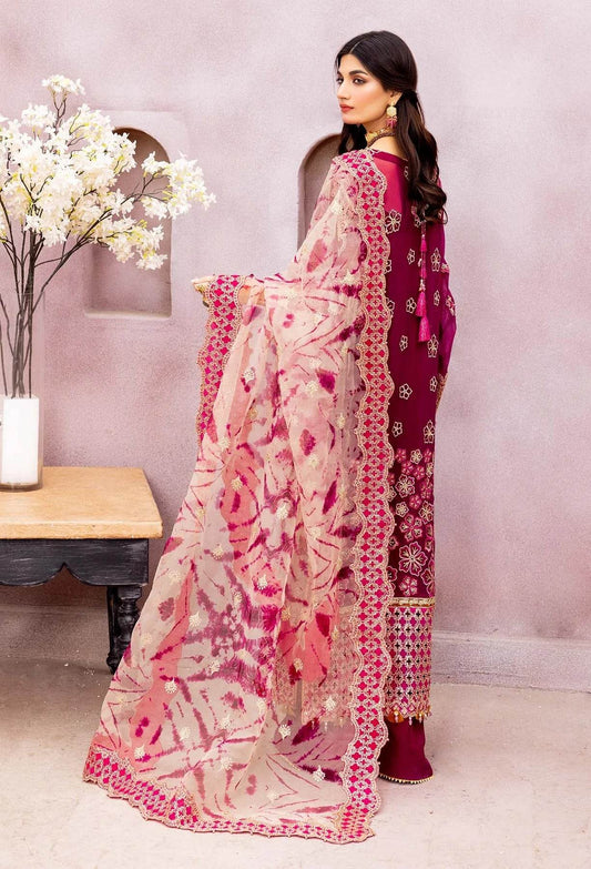 Adans Libas Gul-E-Ishtiaq Exclusive Unstitched Chiffon 3pcs - Jotey