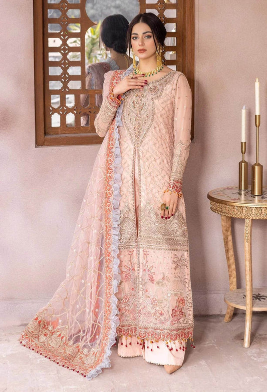 Adans Libas Gul-E-Ishtiaq Exclusive Unstitched Chiffon 3pcs - Jotey