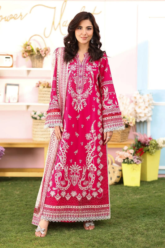 Hayam By Imrozia Embroidered Luxury Lawn Unstitched 3pcs