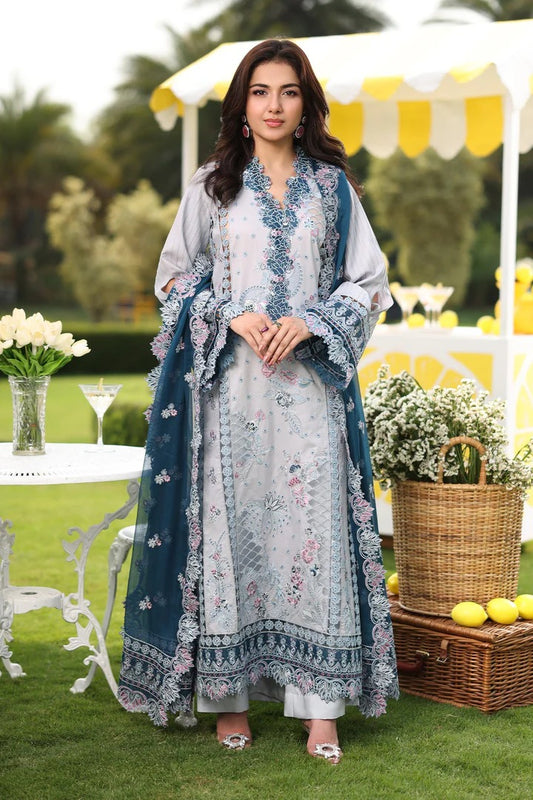 Hayam By Imrozia Embroidered Luxury Lawn Unstitched 3pcs