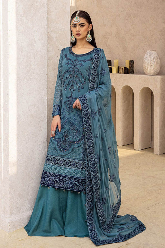 Zeenat Vol 18 Luxury EMB. Semi Stitched 3pcs - Jotey