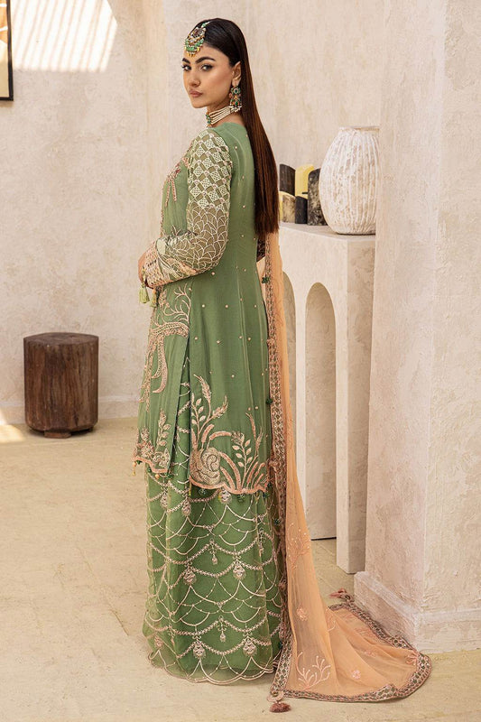 Zeenat Vol 18 Luxury EMB. Semi Stitched 3pcs - Jotey