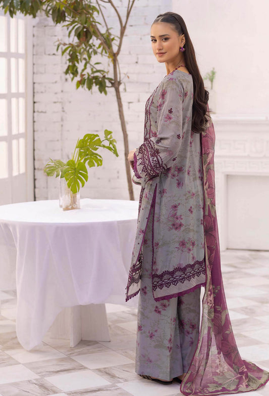 Solana By Adans Libas Printed Lawn Unstitched 3 Piece - Jotey