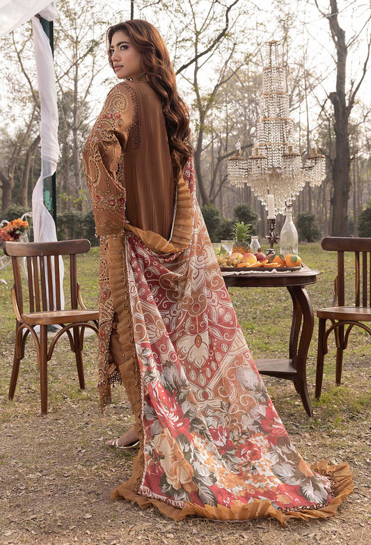 Adans Libas Bazm-E-Bahar Embroidered Lawn Unstitched 3 Piece