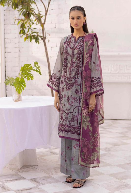 Solana By Adans Libas Printed Lawn Unstitched 3 Piece - Jotey