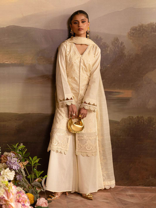 Twilight By Mahnur Embroidered Lawn Unstitched 3pcs - Jotey