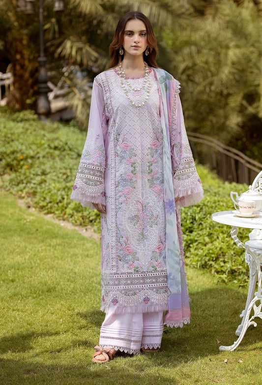 Adan's Libas Gardenia Embroiderd Unstitched Lawn 3 Piece