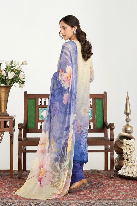 Sundas By Johra Embroidered Printed Lawn Unstitched 3Pcs