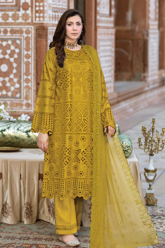 Sonheri By Johra Chikankari Lawn Unstitched 3Pcs