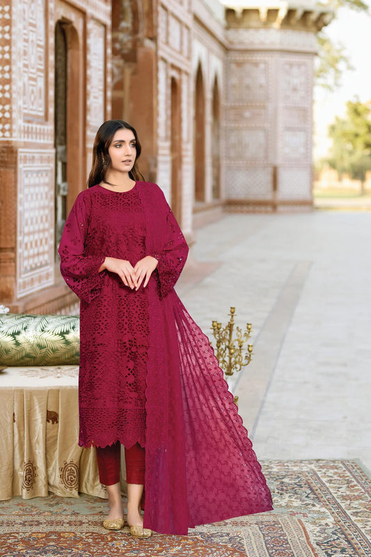 Sonheri By Johra Chikankari Lawn Unstitched 3Pcs