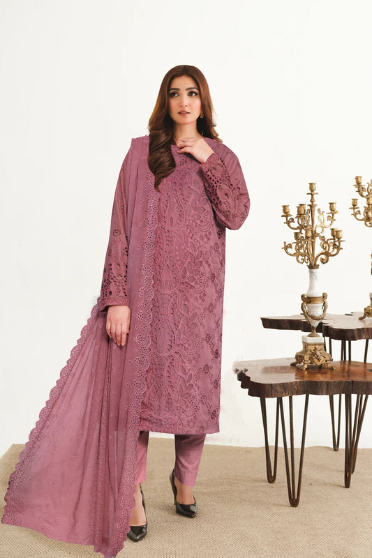 Yasheem by Johra Chikankari Lawn Unstitched 3Pcs