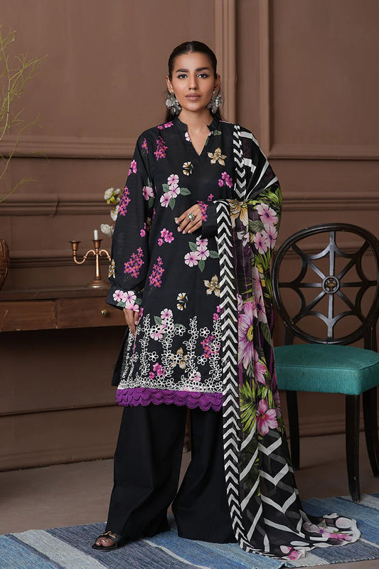 Shahzeen By Johra Embroidered Chikankari Printed Lawn Unstitched 3Pcs