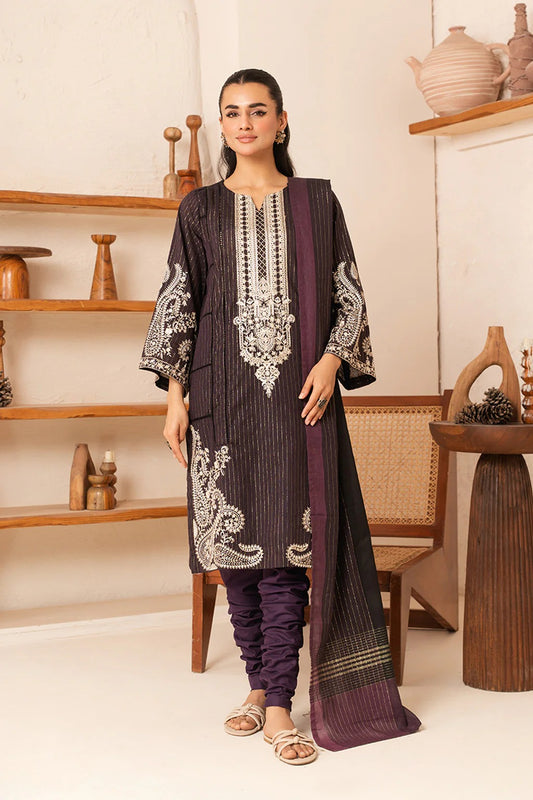 Rizil by Johra Embroidered Fancy Lawn Unstitched 3Pcs